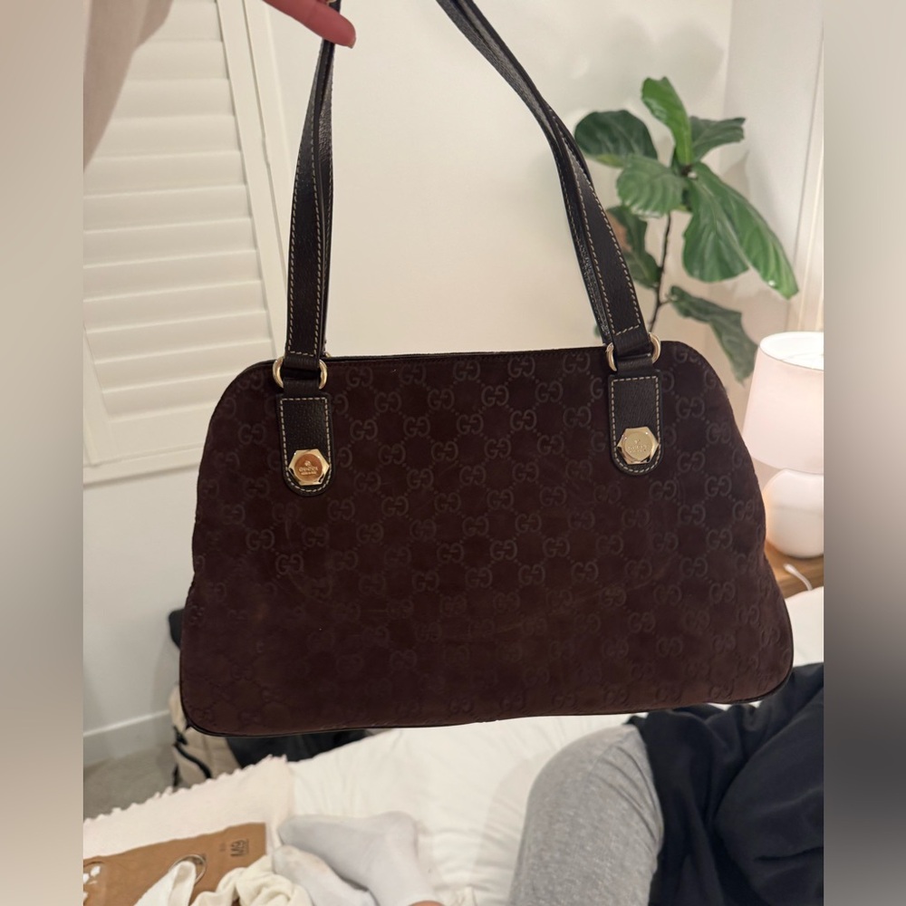 Gucci Dionysus Handbag - Brown Velvet Suede